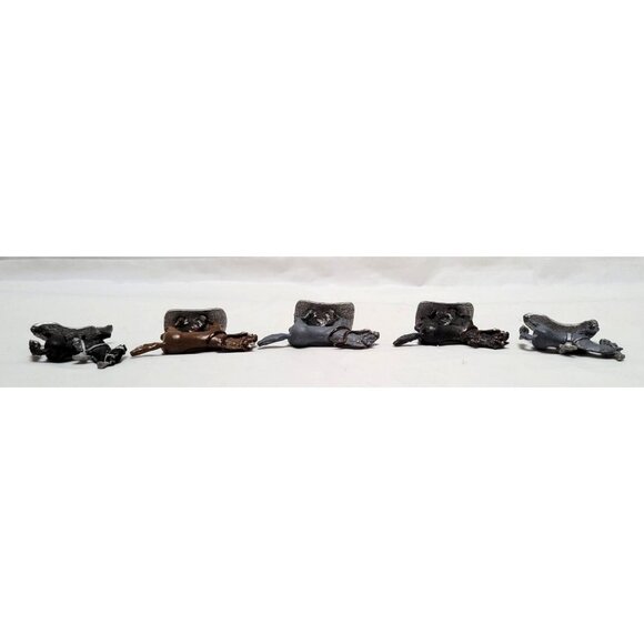 Vintage Lot of 5 Heritage Models Late Byzantine Metal Cavalry Horse Mini Figs - Picture 6 of 7